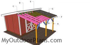 Building a lean to onto a shed