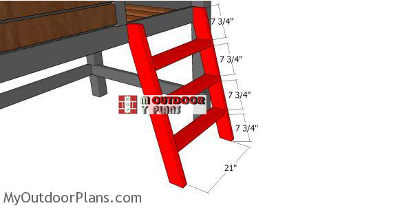 Ladder-for-cabin-bed