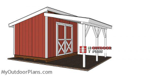 Lean-to-onto-shed-plans