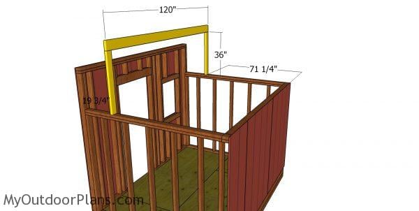 8x10 saltbox shed roof - free diy plans myoutdoorplans