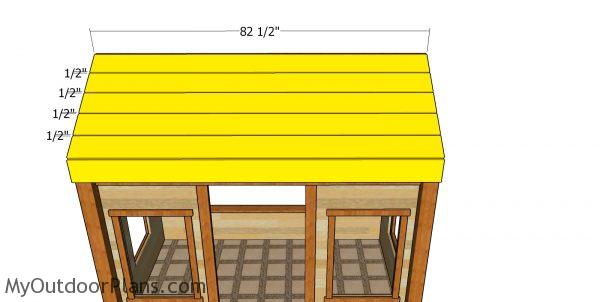 Roof slats - cabin bed
