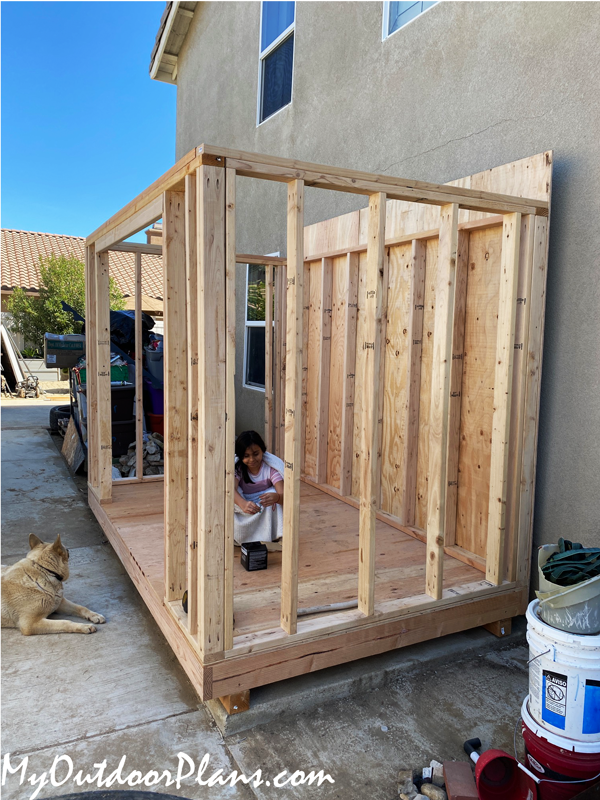 Assembling-the-frame-of-the-shed
