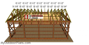 Fitting-the-trusses-to-20x30-pole-barn