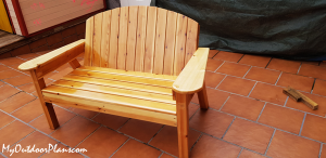 How To Build An Adirondack Bench 300x146 
