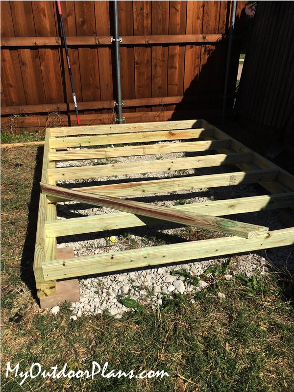 Building a lean to shed door