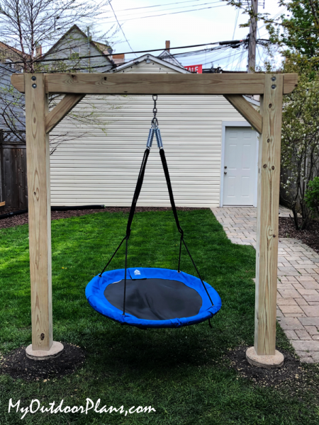 Swing Pergola with 6x6 Posts - DIY Project