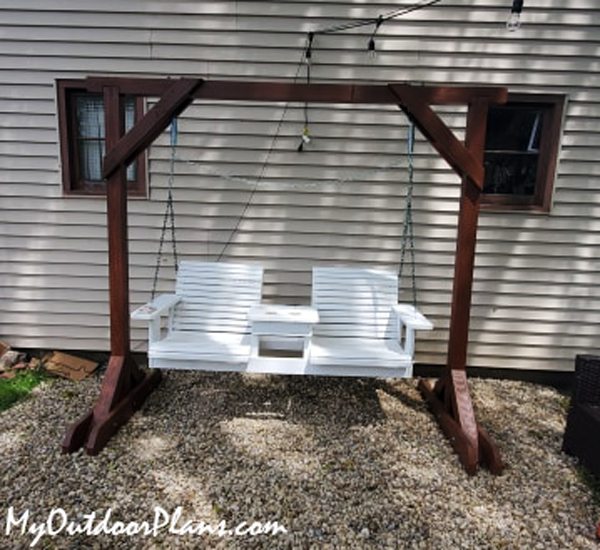 DIY Porch Swing Stand