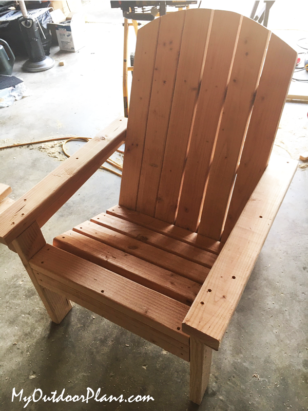 How to Build a 2x4 Adirondack Chair MyOutdoorPlans ...