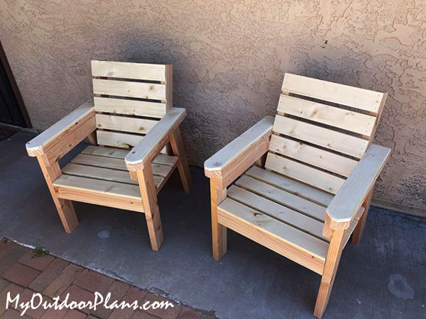 DIY Wooden Garden Chair