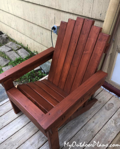 DIY Adirondack Chair With 2x4s 241x300 
