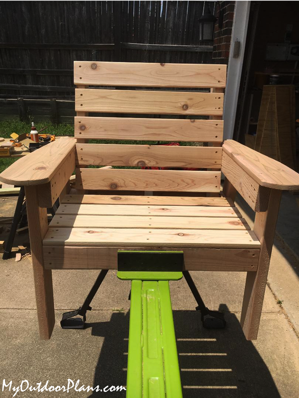 diy project - large garden chair myoutdoorplans free