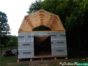 Fitting-the-exterior-boards-to-the-shed