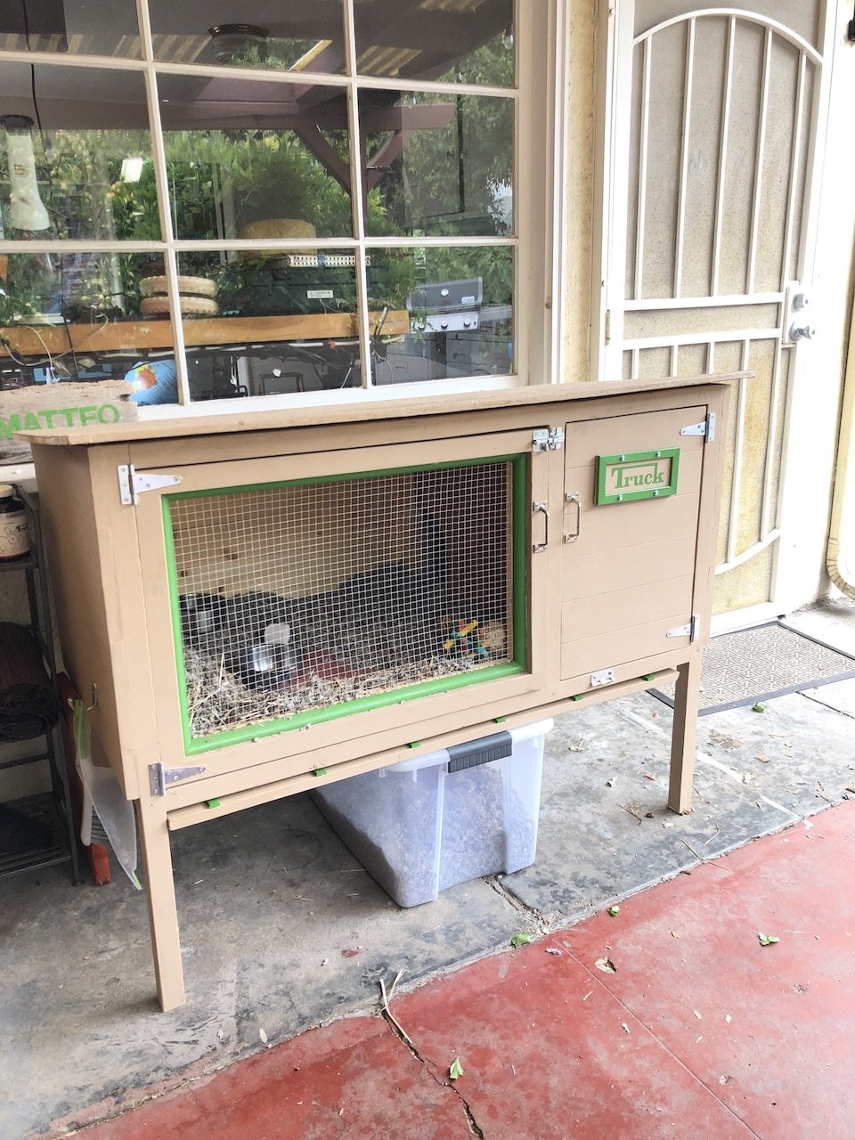 DIY Truck s Place Outdoor Rabbit Hutch MyOutdoorPlans