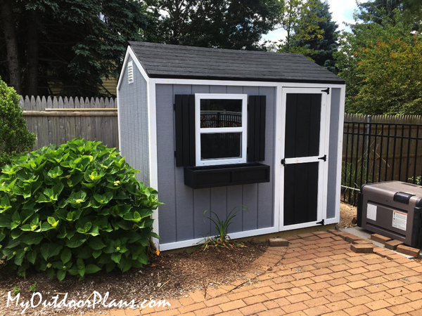 DIY Simple 6×8 Gable Shed