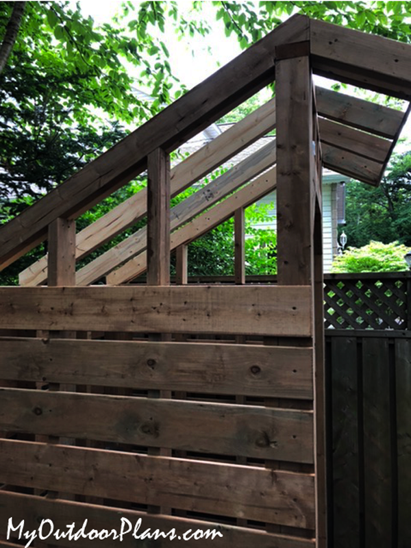 Fitting-the-front-rafters---saltbox-shed