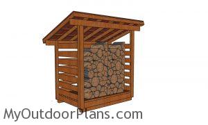 1 cord Wood Shed - Free DIY Plans