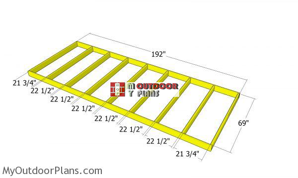 Building-the-floor-frame---4-cord-shed