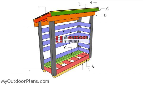Building-a-2x6-firewood-shed