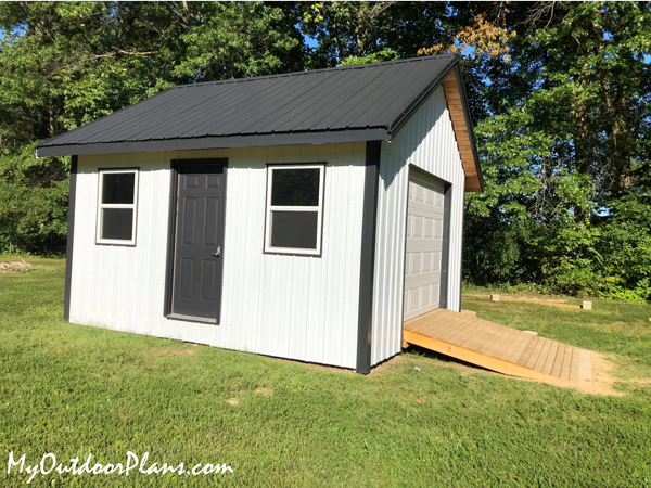 DIY 16×16 Shed with Gable Roof