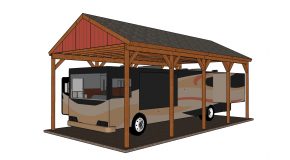 20×40 RV Carport – Free DIY Plans