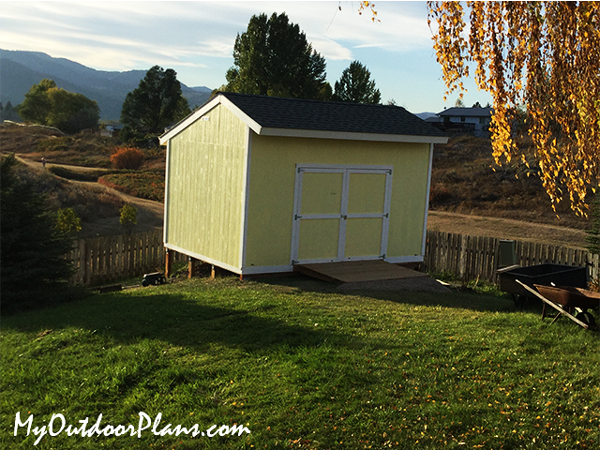 diy project - 12x16 salt box shed myoutdoorplans free