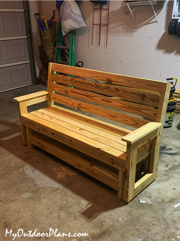 DIY Glider Bench and Stand