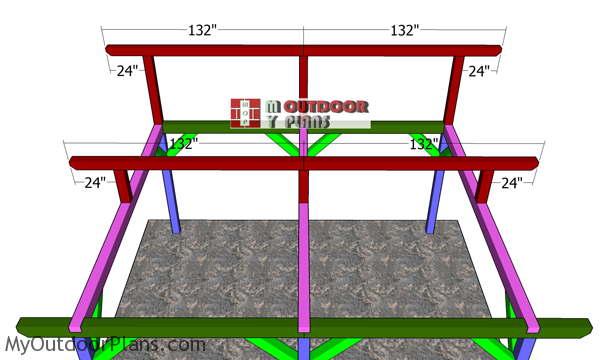 Fitting-the-ridge-beams