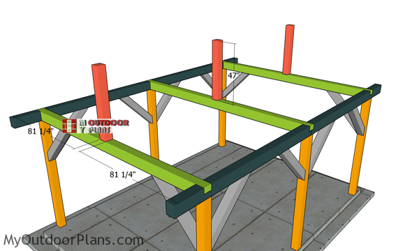 Ridge-beam-supports