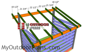 Fitting-the-rafters---6x8-wood-shed