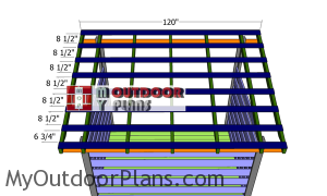 Fitting-the-roof-purlins