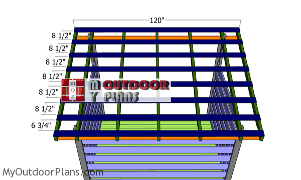 Fitting-the-roof-purlins