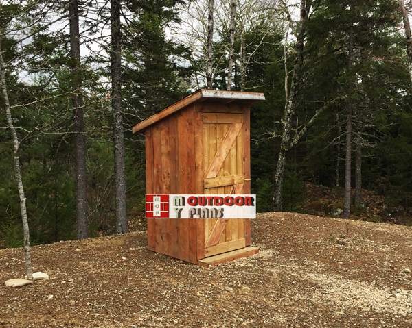 DIY Project - Wooden Outhouse