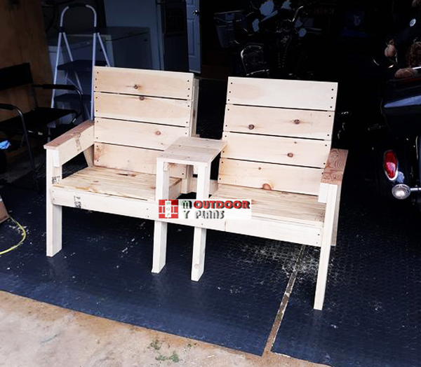 Make Project – Modern Double Chair Bench