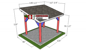 8x10-lean-to-pavilion-plans---overall-dimensions