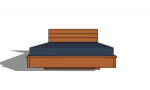 Queen Size Floating Bed Plans | PDF Download