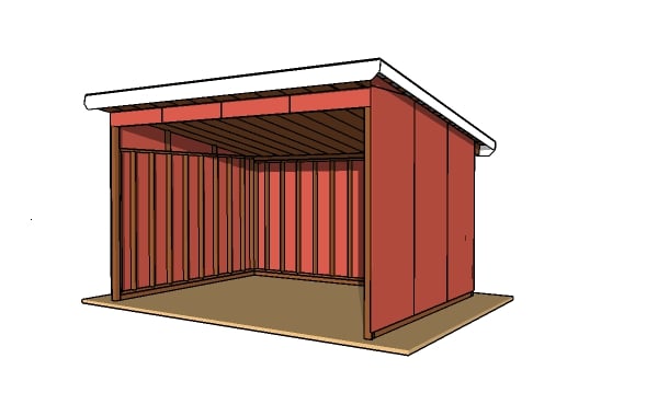 12×16 Run in Shed Plans – PDF Download