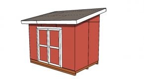 8×12 Lean to Shed Plans – PDF Download