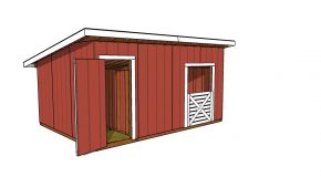 12×16 Goat Shelter with Storage Plans – PDF Download