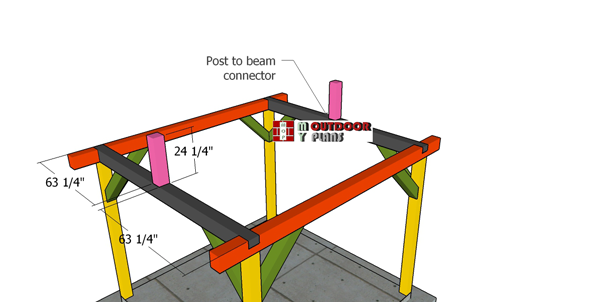 Fitting-the-supports---roof-beam