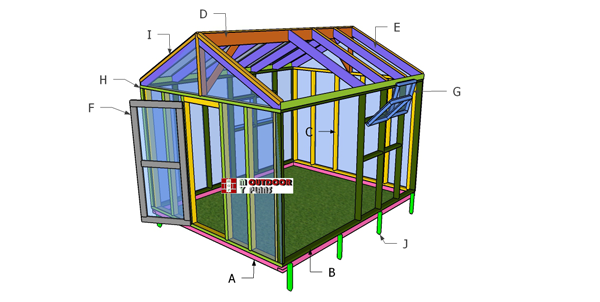 10x12 Greenhouse Plans - Part II