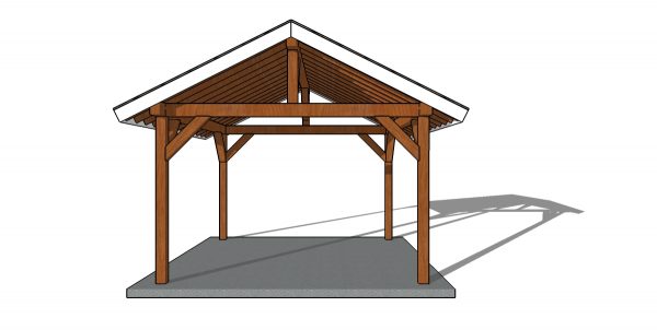 13x15 Pavilion Plans - diy