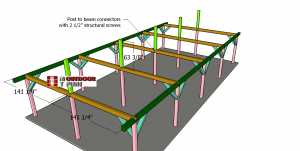 Ridge-beam-supports