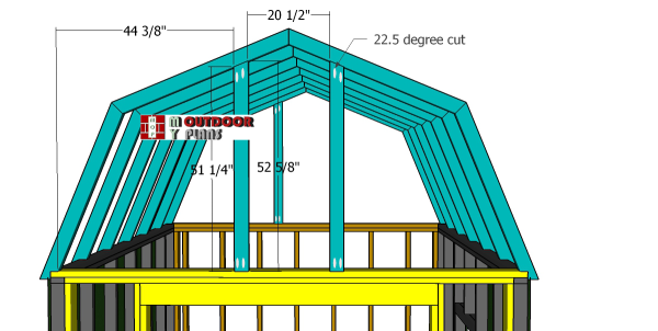Gambrel-end-supports