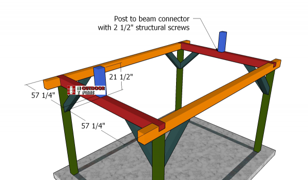 Supports-for-ridge-beam