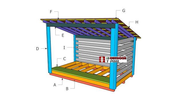 Building-a-6x10-firewood-shed