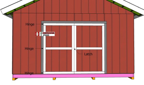 Fitting-the-double-shed-doors