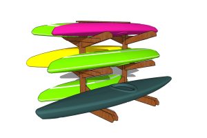 Large Kayak Rack Plans