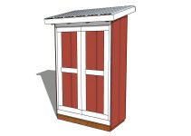 2×4 Tool Shed Plans