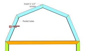 Gambrel-frame