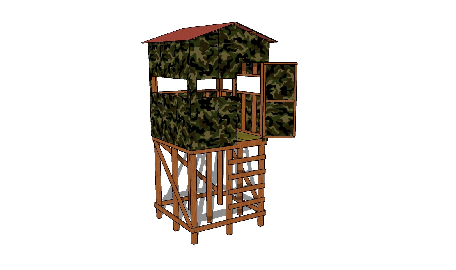 How to build a 6×6 deer stand MyOutdoorPlans